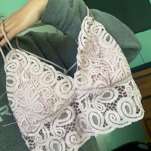 crochet Lace Bralette from PINK